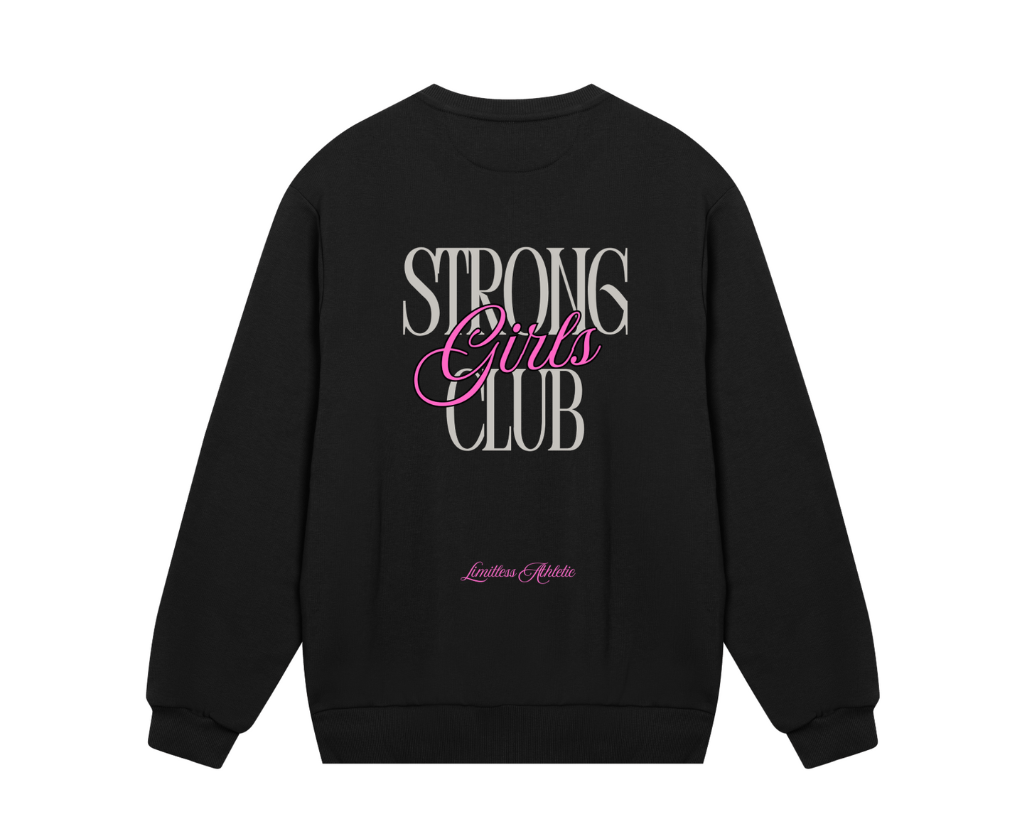 Strong Girls Club Sweater Black/Pink